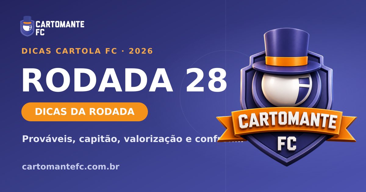 Dicas do Cartola FC — Rodada 28